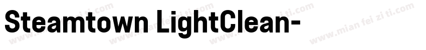 Steamtown LightClean字体转换